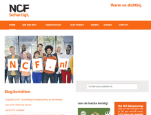 Tablet Screenshot of ncf.nl